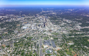 Higher Atlanta Skyline Image Looking North