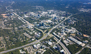 Dunwoody area aerial photo