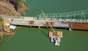 Bridge Construction On Lake Lanier