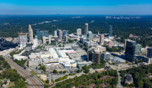 Buckhead Lenox Mall Aerial Photo Looking North