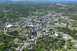 Downtown Greenville Aerial Photo