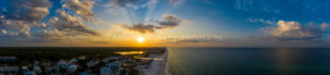 Drone Pano Image-Sunrise at the beach
