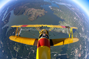 Naval Aircraft Factory N3N-3 In Flight