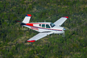V-Tail Bonanza In Flight photo