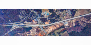 High Altitude Composite Photo near Macon Georgia-I75