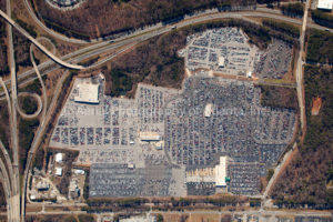 Car Auction lot in Atlanta-Vertical Image