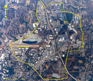 High Altitude Vertical Photo-Cobb County
